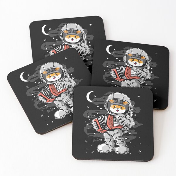 Item preview, Astronaut Accordion Floki Inu Coin To The Moon Crypto Token Cryptocurrency Blockchain Wallet HODL designed and sold by AdamRoberts90.