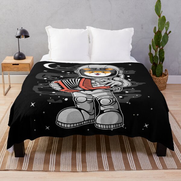 Item preview, Astronaut Accordion Floki Inu Coin To The Moon Crypto Token Cryptocurrency Blockchain Wallet HODL designed and sold by AdamRoberts90.