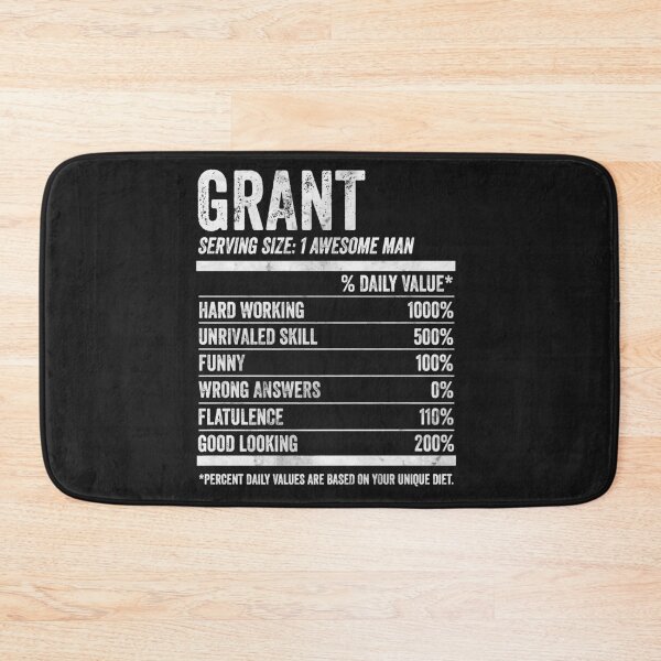 Item preview, Mens Grant Nutrition Personalized Name Shirt Funny Name Facts Premium T-Shirt designed and sold by King7778.