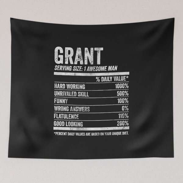 Item preview, Mens Grant Nutrition Personalized Name Shirt Funny Name Facts Premium T-Shirt designed and sold by King7778.