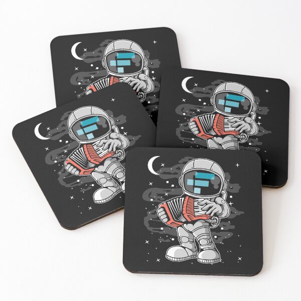 Item preview, Astronaut Accordion FTX Coin To The Moon Crypto Token Cryptocurrency Blockchain Wallet HODL designed and sold by AdamRoberts90.