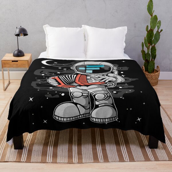 Item preview, Astronaut Accordion FTX Coin To The Moon Crypto Token Cryptocurrency Blockchain Wallet HODL designed and sold by AdamRoberts90.