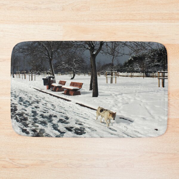 Item preview, dog walk in the snow designed and sold by marwan elsaeed.