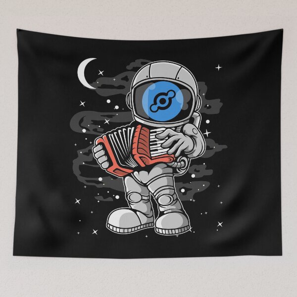 Item preview, Astronaut Accordion Helium HNT Coin To The Moon Crypto Token Cryptocurrency Blockchain Wallet HODL designed and sold by AdamRoberts90.