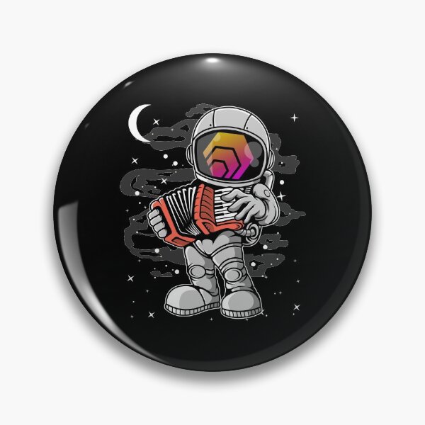 Item preview, Astronaut Accordion HEX Coin To The Moon Crypto Token Cryptocurrency Blockchain Wallet HODL designed and sold by AdamRoberts90.