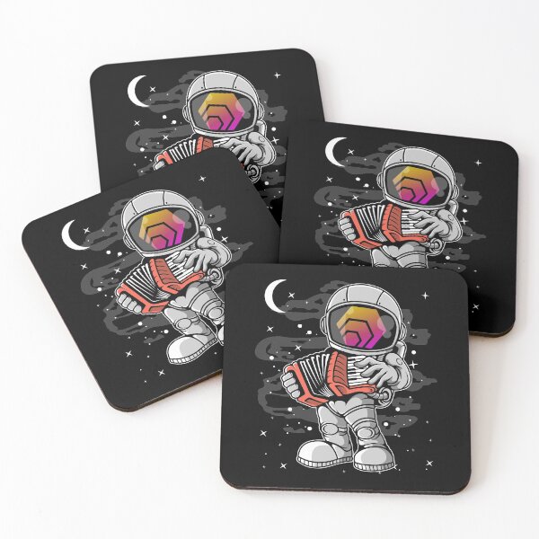 Item preview, Astronaut Accordion HEX Coin To The Moon Crypto Token Cryptocurrency Blockchain Wallet HODL designed and sold by AdamRoberts90.