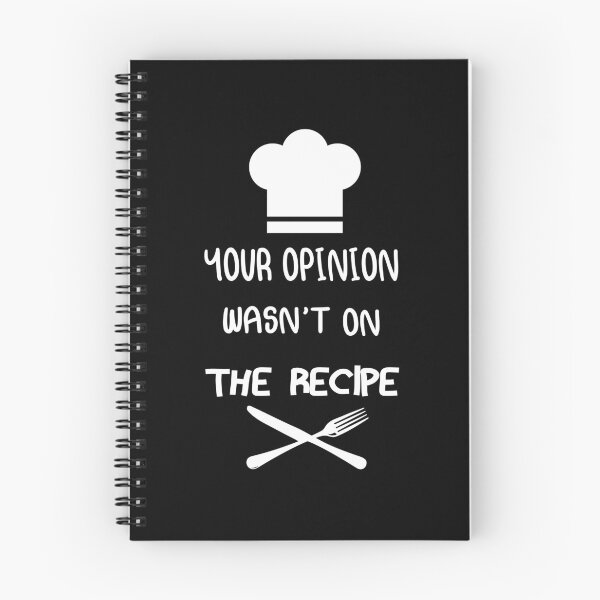 Item preview, Your Opinion Wasn't On The Recipe ,Funny Cooking Design designed and sold by OUSS  SQUARE⭐⭐⭐⭐⭐.