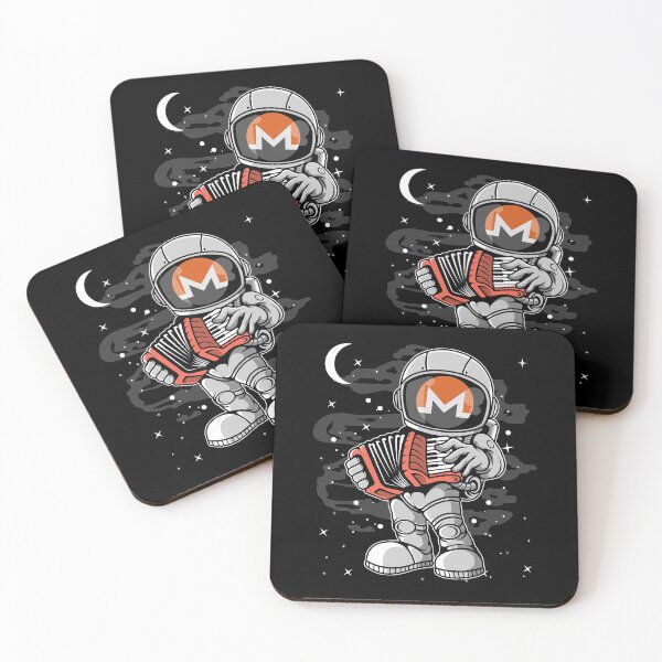 Item preview, Astronaut Accordion Monero XMR Coin To The Moon Crypto Token Cryptocurrency Blockchain Wallet HODL designed and sold by AdamRoberts90.