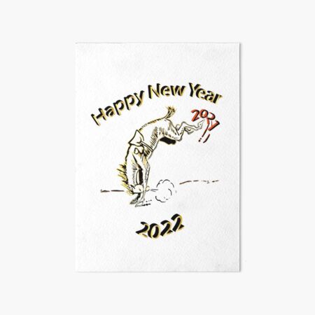 Aperçu de l'œuvre Bonne année 2022 créée et vendue par Madadesign.