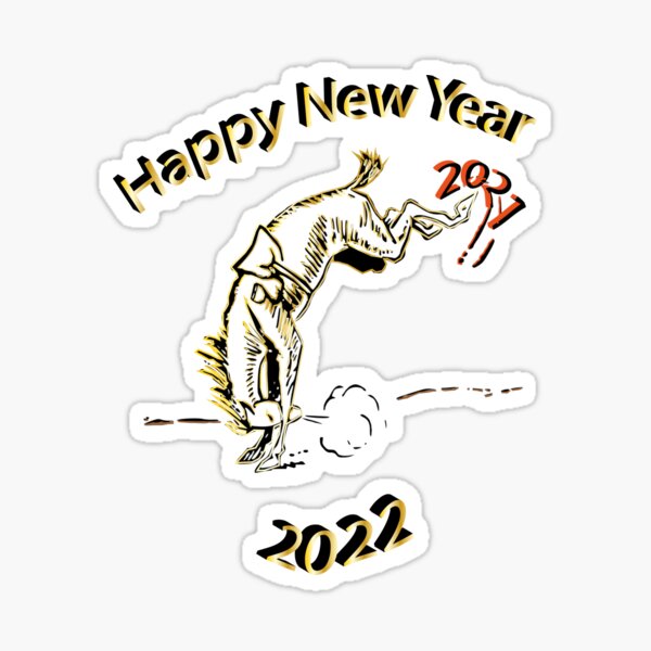Aperçu de l'œuvre Bonne année 2022 créée et vendue par Madadesign.
