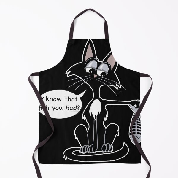 Item preview, Funny-cartoon-cat-know-that-fish-you-had designed and sold by SharonHolloway1.