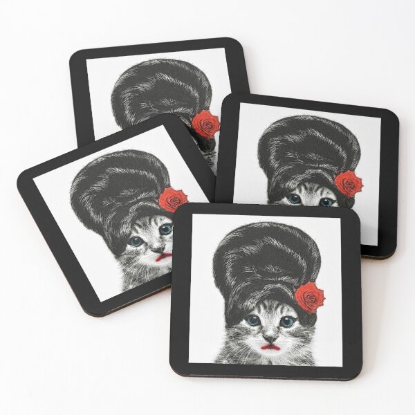 Item preview, Amy Winehouse Cat   designed and sold by GayHedonist666.