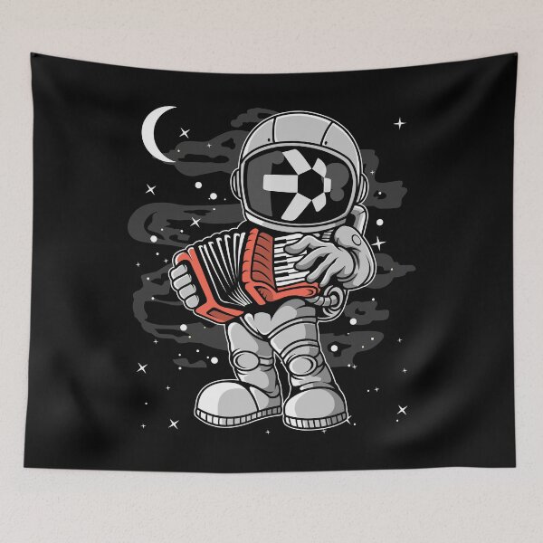 Item preview, Astronaut Accordion Quant QNT Coin To The Moon Crypto Token Cryptocurrency Blockchain Wallet HODL designed and sold by AdamRoberts90.