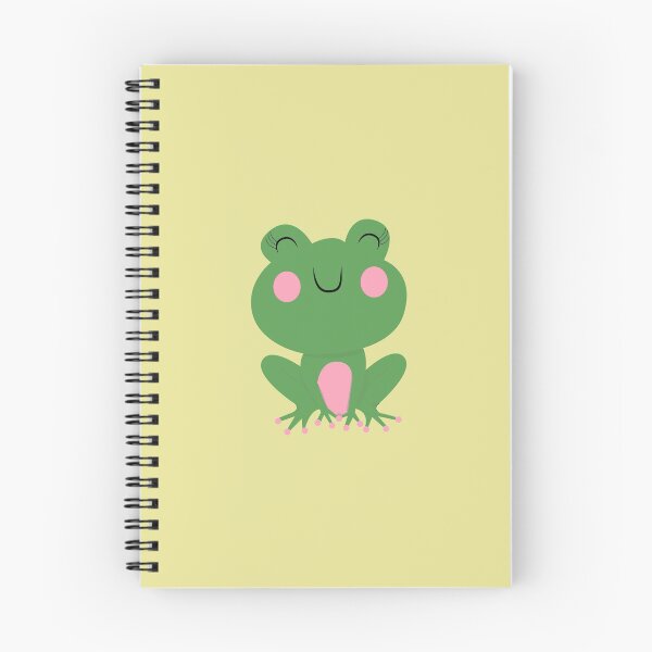 Item preview, Green Kawaii Frog Pattern designed and sold by Trinket-Trickster.