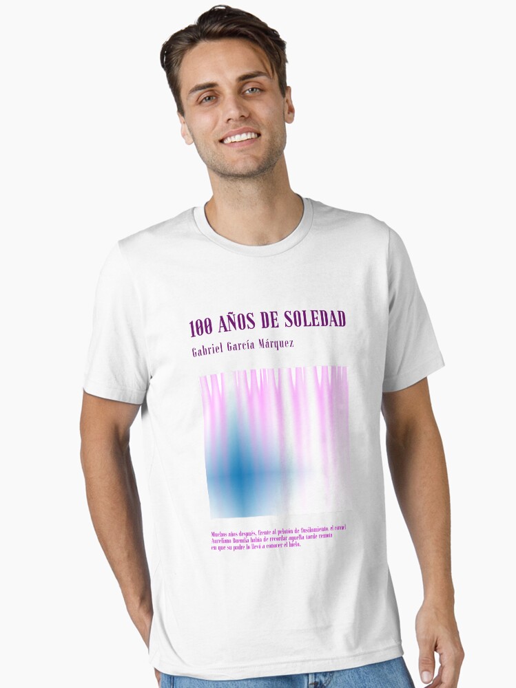 [Out of Print] Gabriel Garcia Marquez / One Hundred Years of Solitude Womens Relaxed Fit Tee (Vintage Navy) - 百年の孤独 Tシャツ One Hundred Years of Solitude unisex book t-shirt — Out of Print