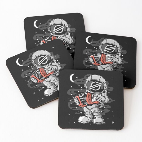 Item preview, Astronaut Accordion Stellar XLM Coin To The Moon Crypto Token Cryptocurrency Blockchain Wallet HODL designed and sold by AdamRoberts90.