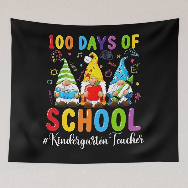 Item preview, Cute Gnome Kindergarten Teacher Funny 100th Day Of School designed and sold by KevinGardner1.