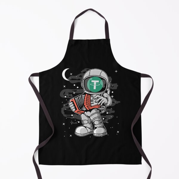 Item preview, Astronaut Accordion Tether USDT Coin To The Moon Crypto Token Cryptocurrency Blockchain Wallet HODL designed and sold by AdamRoberts90.