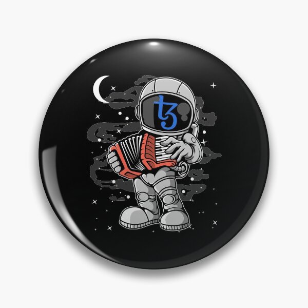 Item preview, Astronaut Accordion Tezos XTZ Coin To The Moon Crypto Token Cryptocurrency Blockchain Wallet HODL designed and sold by AdamRoberts90.