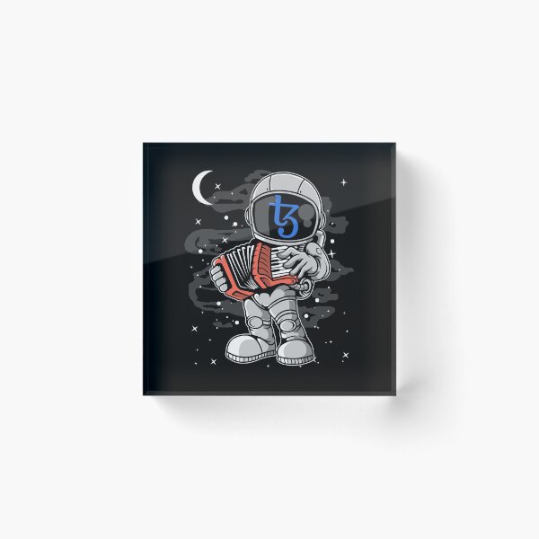 Item preview, Astronaut Accordion Tezos XTZ Coin To The Moon Crypto Token Cryptocurrency Blockchain Wallet HODL designed and sold by AdamRoberts90.