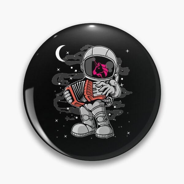 Item preview, Astronaut Accordion Uniswap UNI Coin To The Moon Crypto Token Cryptocurrency Blockchain Wallet HODL designed and sold by AdamRoberts90.