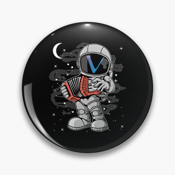 Item preview, Astronaut Accordion Vechain VET Coin To The Moon Crypto Token Cryptocurrency Blockchain Wallet HODL designed and sold by AdamRoberts90.