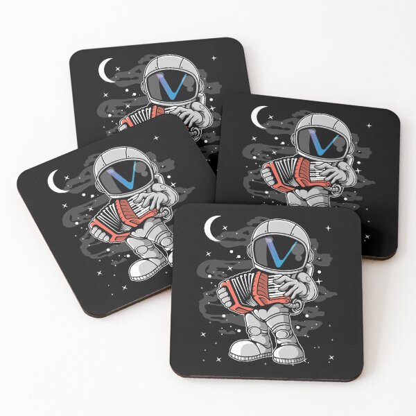 Item preview, Astronaut Accordion Vechain VET Coin To The Moon Crypto Token Cryptocurrency Blockchain Wallet HODL designed and sold by AdamRoberts90.