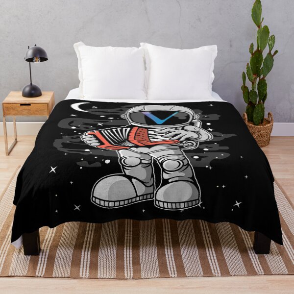 Item preview, Astronaut Accordion Vechain VET Coin To The Moon Crypto Token Cryptocurrency Blockchain Wallet HODL designed and sold by AdamRoberts90.