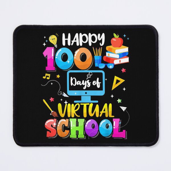 Item preview, Happy 100 Days of Virual School Teacher Students Boys Girls designed and sold by KevinGardner1.