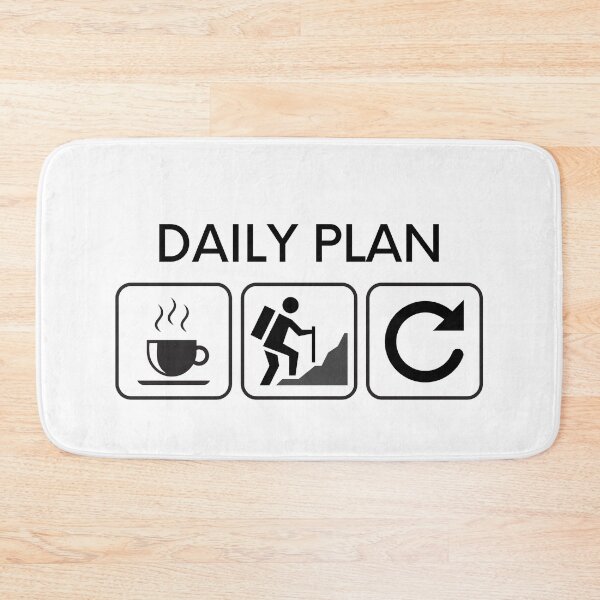 Item preview, Coffee Hiking Repeat, For Hiking Lovers, Funny Hiking designed and sold by ladylaughprints.