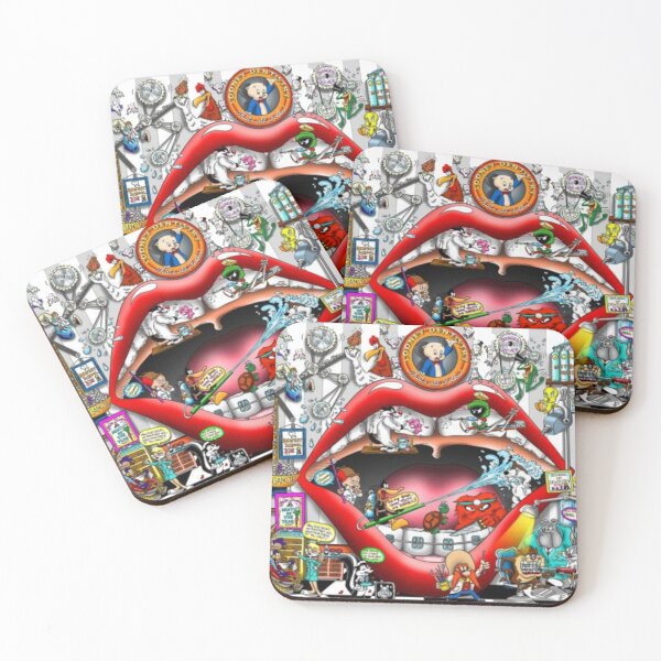 Item preview, Mouth Tongue Teeth Cartoons Color Fun designed and sold by MusicSkateboard.