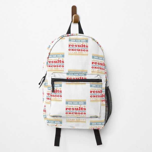 Item preview, You Can Only Choose One Results Or Excuses Not Both Typography Design -Motivational Qoutes-Vintage Colors designed and sold by NightGleam.