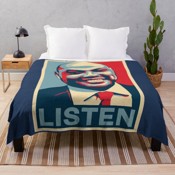 Item preview, Charles Barkley Listen Obama Hope Large Print Qiangy designed and sold by qiangdade.