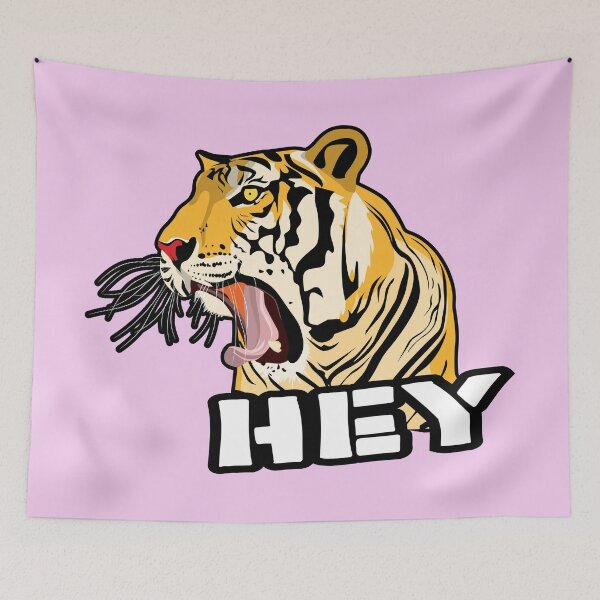 Item preview, cat says hey designed and sold by printhappy4you.