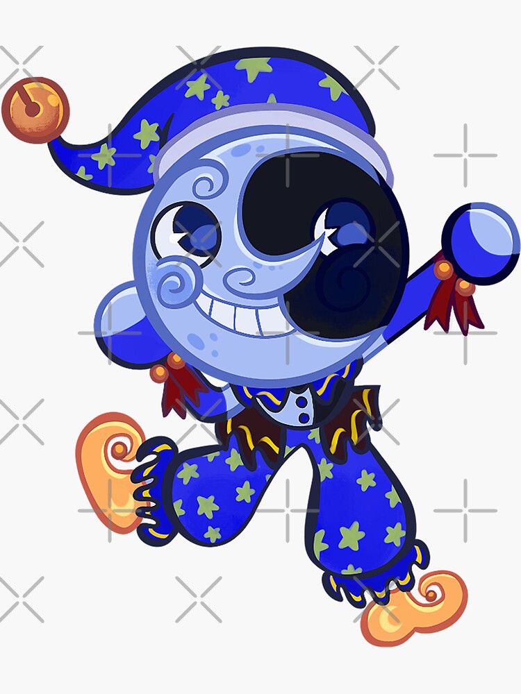 Moon Animatronic - FNAF Security Breach Sticker for Sale by