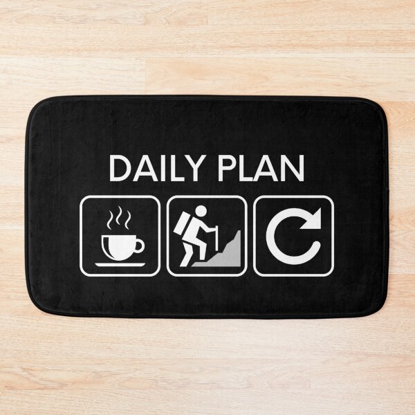 Item preview, Coffee Hiking Repeat, For Hiking Lover, Funny Hiking designed and sold by ladylaughprints.