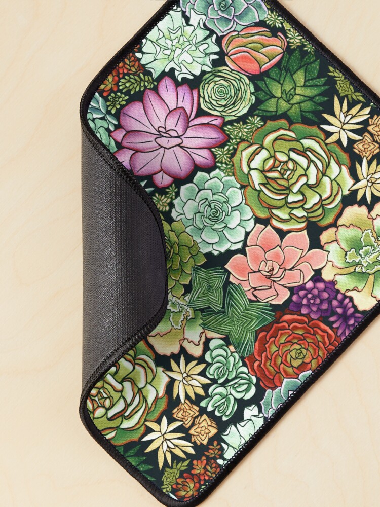Alternate view of Vintage Succulent Plant Pattern Mouse Pad