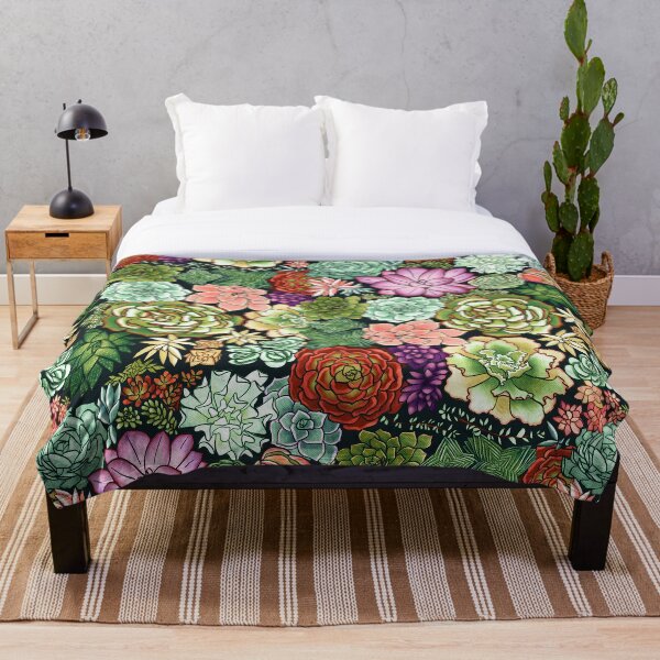 Item preview, Vintage Succulent Plant Pattern designed and sold by TigaTiga.