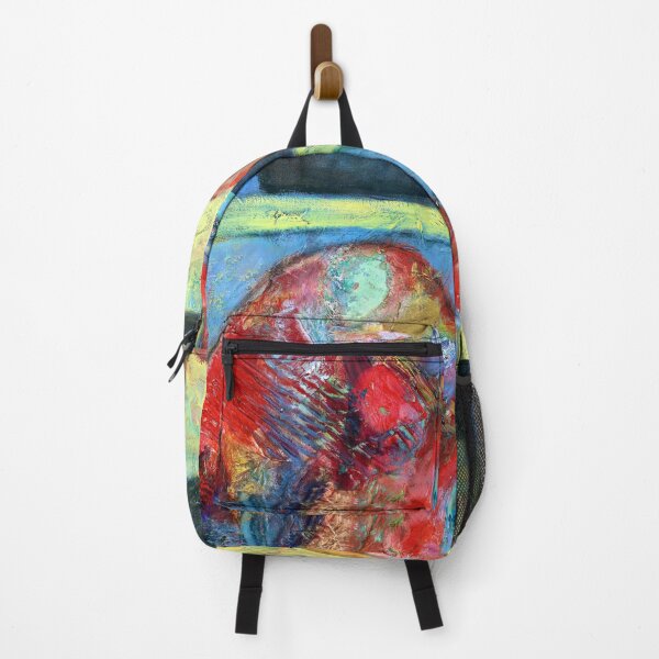 Item preview, abstract in red, yellow and blue designed and sold by Claire Cooper-Walsh.