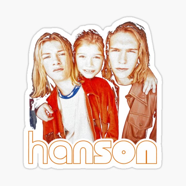 "HANSON" Sticker for Sale by Janicemiles Redbubble