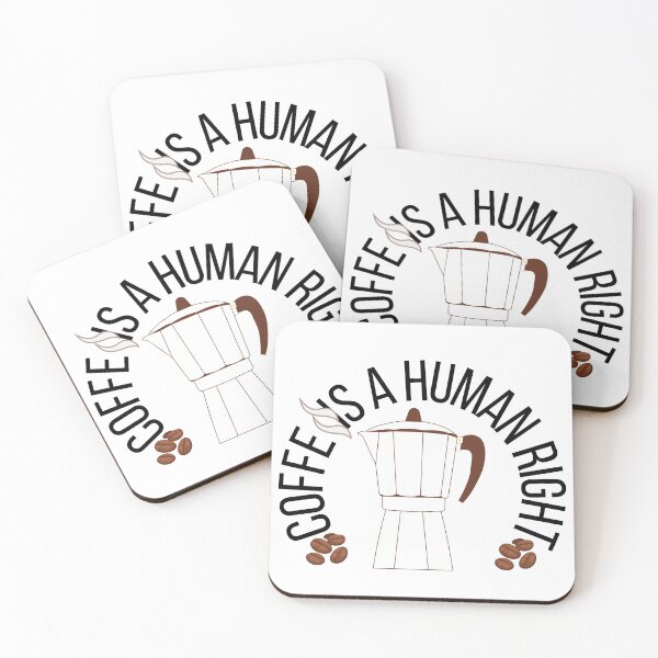 Item preview, coffee is a human right designed and sold by Happy1Store.