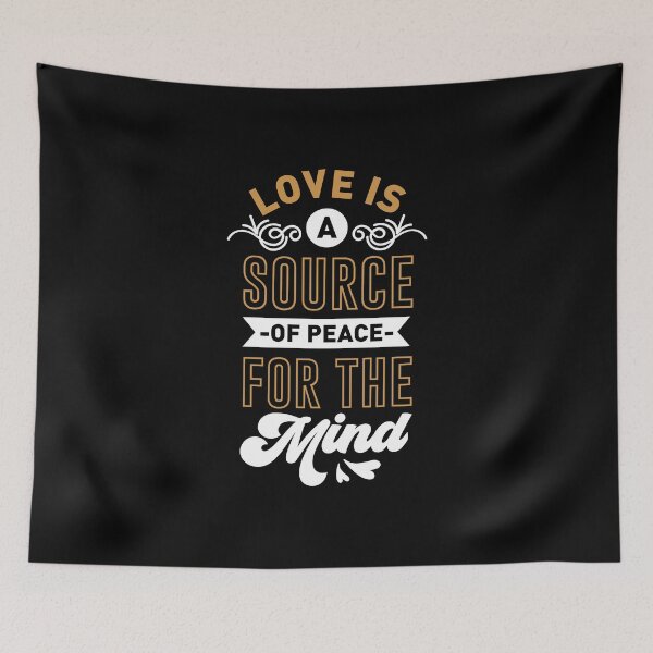 Item preview, Love is source of peace for the mind designed and sold by D3monic.