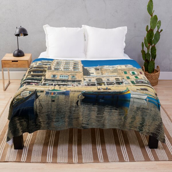 Item preview, Saint Julians Paceville Charming Harbour - Mediterranean Colors in Malta designed and sold by Georgia Mizuleva.