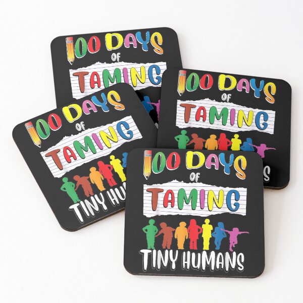 Item preview, 100th day of School Shirt for Teachers Taming Tiny Humans designed and sold by ShannonMullins.