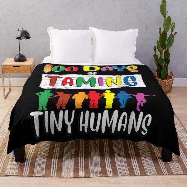 Item preview, 100th day of School Shirt for Teachers Taming Tiny Humans designed and sold by ShannonMullins.