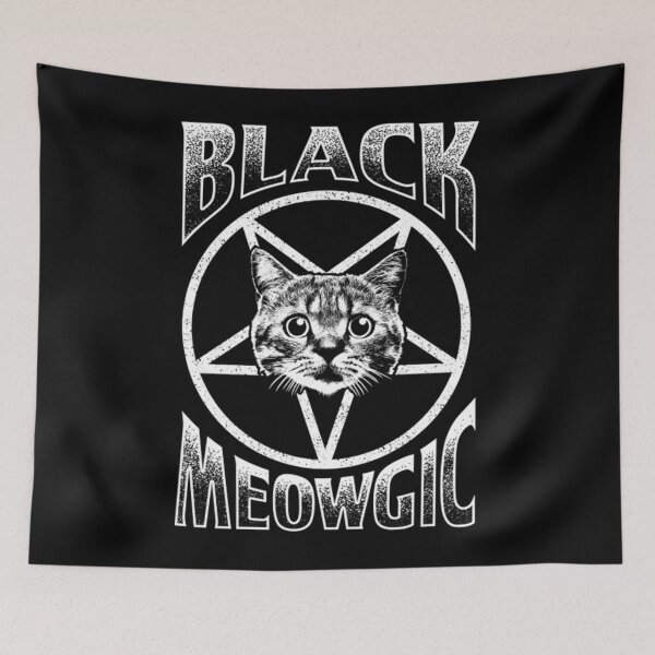 Item preview, Halloween T-ShirtBlack meowgic designed and sold by DeanCeke.