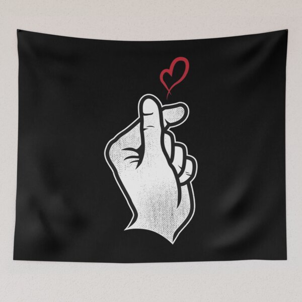 Item preview, Korean Finger Heart T-ShirtKorean Finger Heart  designed and sold by DeanCeke.