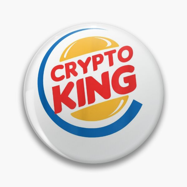 Item preview, Crypto King - Funny Cryptocurrency T-Shirt designed and sold by BumbOma.