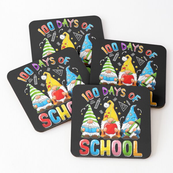 Item preview, Happy 100th Day Of School Three Gnomes Virtual Teachers Kids  designed and sold by ShannonMullins.