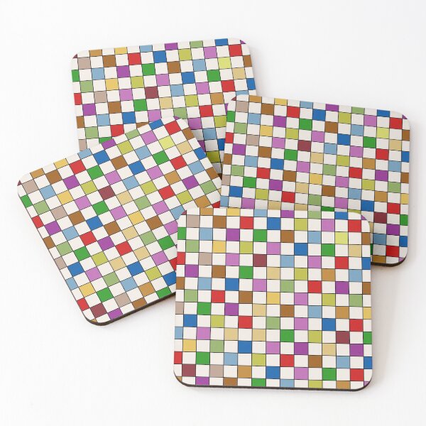 Item preview, Colourful Chequered Pattern designed and sold by DanandDee.